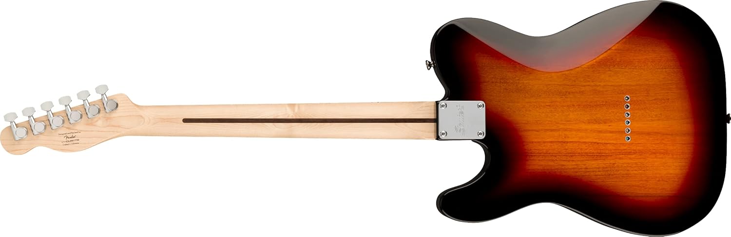 Fender Squier Affinity Series Telecaster Electric Guitar – Maple Fingerboard – Olympic White, Butterscotch Blonde, 3-Color Sunburst