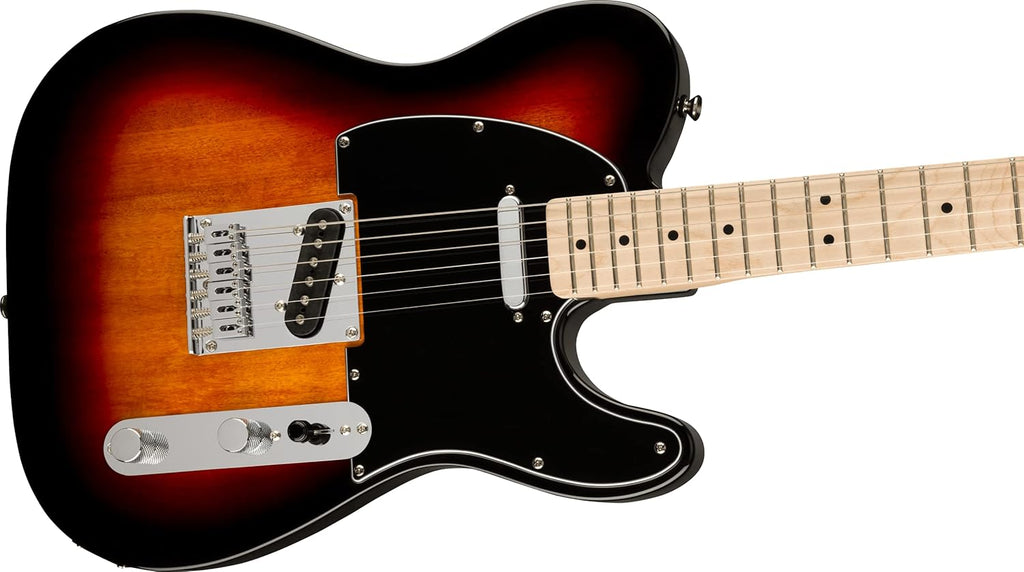 Fender Squier Affinity Series Telecaster Electric Guitar – Maple Fingerboard – Olympic White, Butterscotch Blonde, 3-Color Sunburst