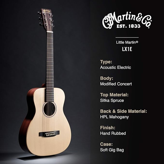 Martin LX1E Little Martin Semi-Acoustic Guitar