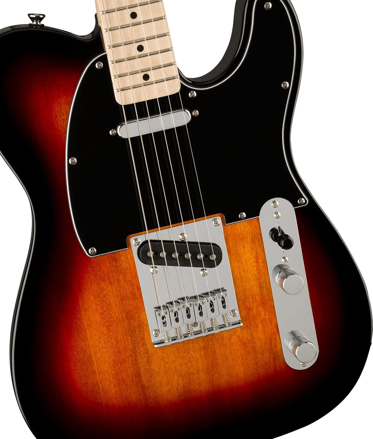 Fender Squier Affinity Series Telecaster Electric Guitar – Maple Fingerboard – Olympic White, Butterscotch Blonde, 3-Color Sunburst