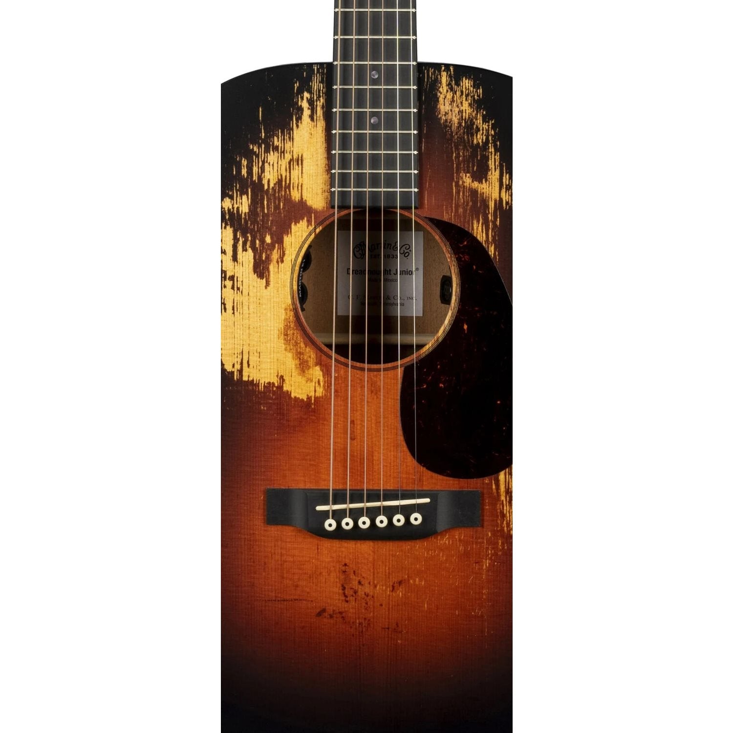 Martin D Jr-E StreetLegend Burst Semi-Acoustic Guitar