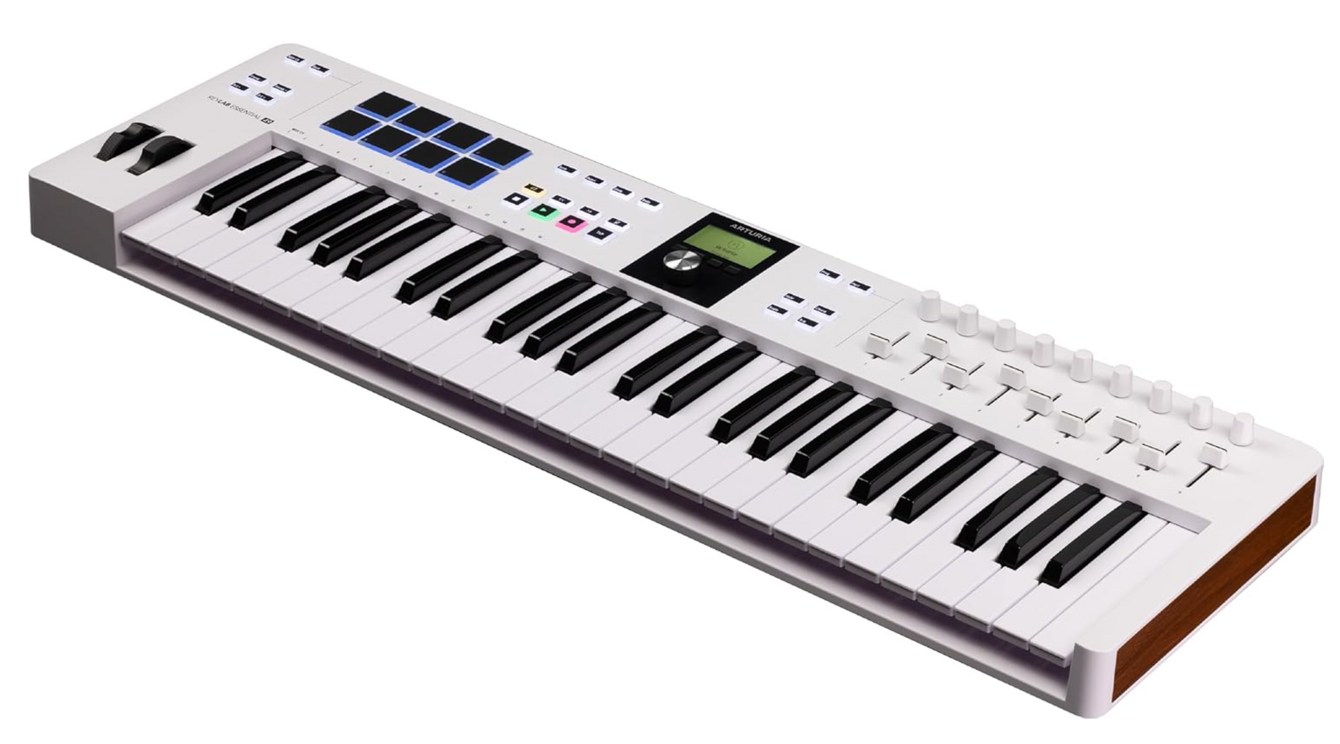 Arturia KeyLab Essential 49 MK3 MIDI Controller – 49 Keys, 9 Sliders, 8 Pads, USB-C & DAW Integration