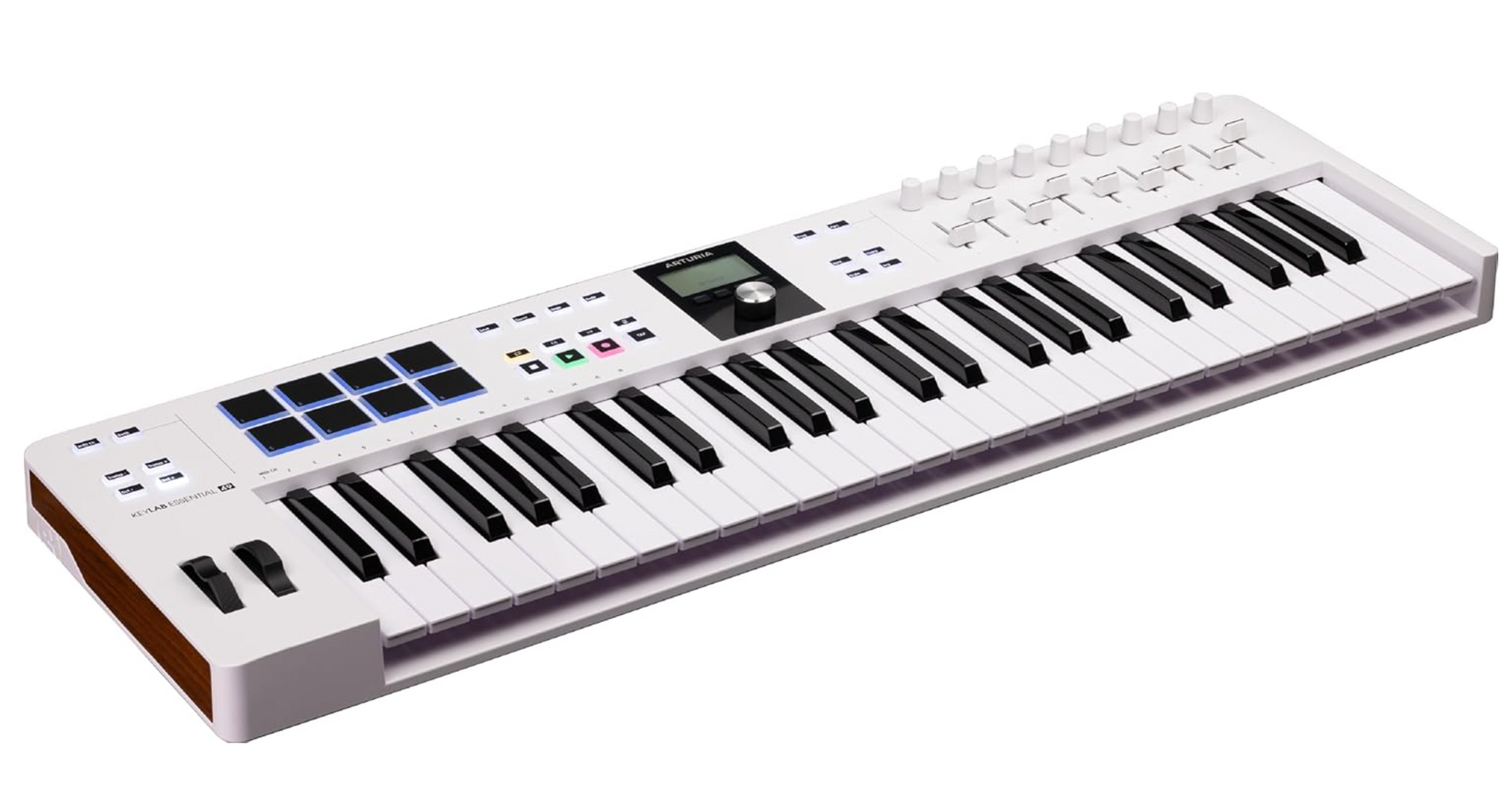 Arturia KeyLab Essential 49 MK3 MIDI Controller – 49 Keys, 9 Sliders, 8 Pads, USB-C & DAW Integration