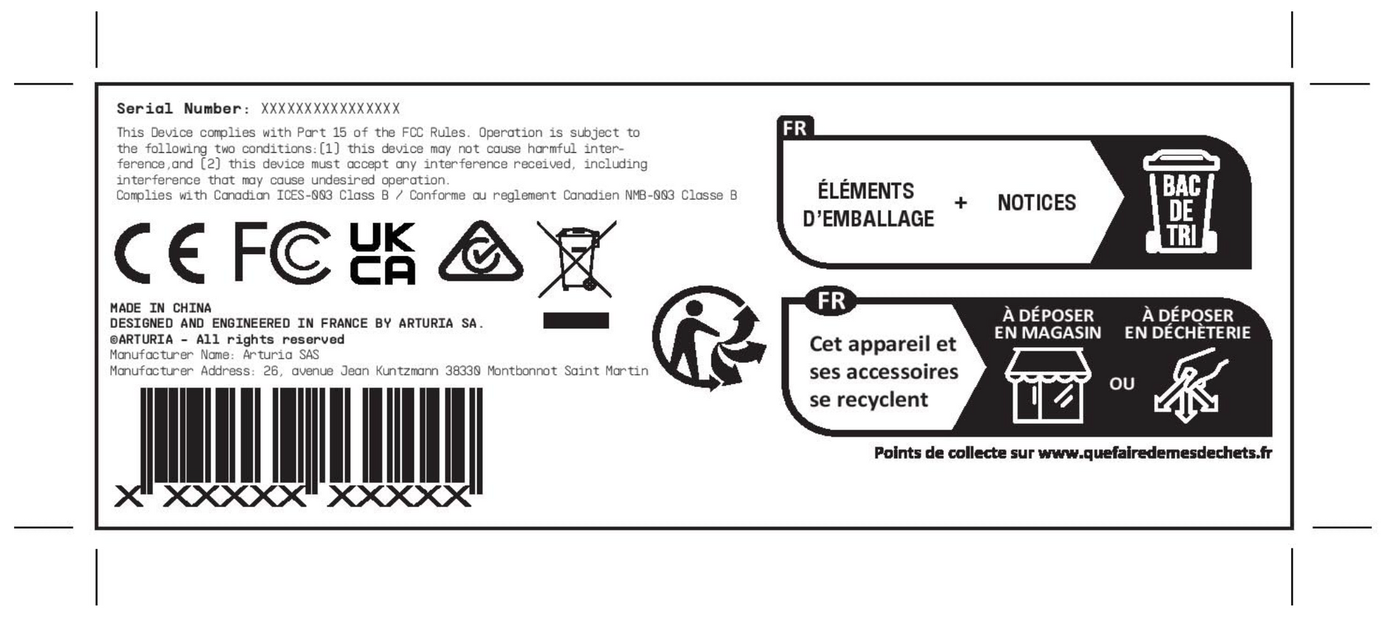 Arturia KeyLab Essential 49 MK3 MIDI Controller – 49 Keys, 9 Sliders, 8 Pads, USB-C & DAW Integration