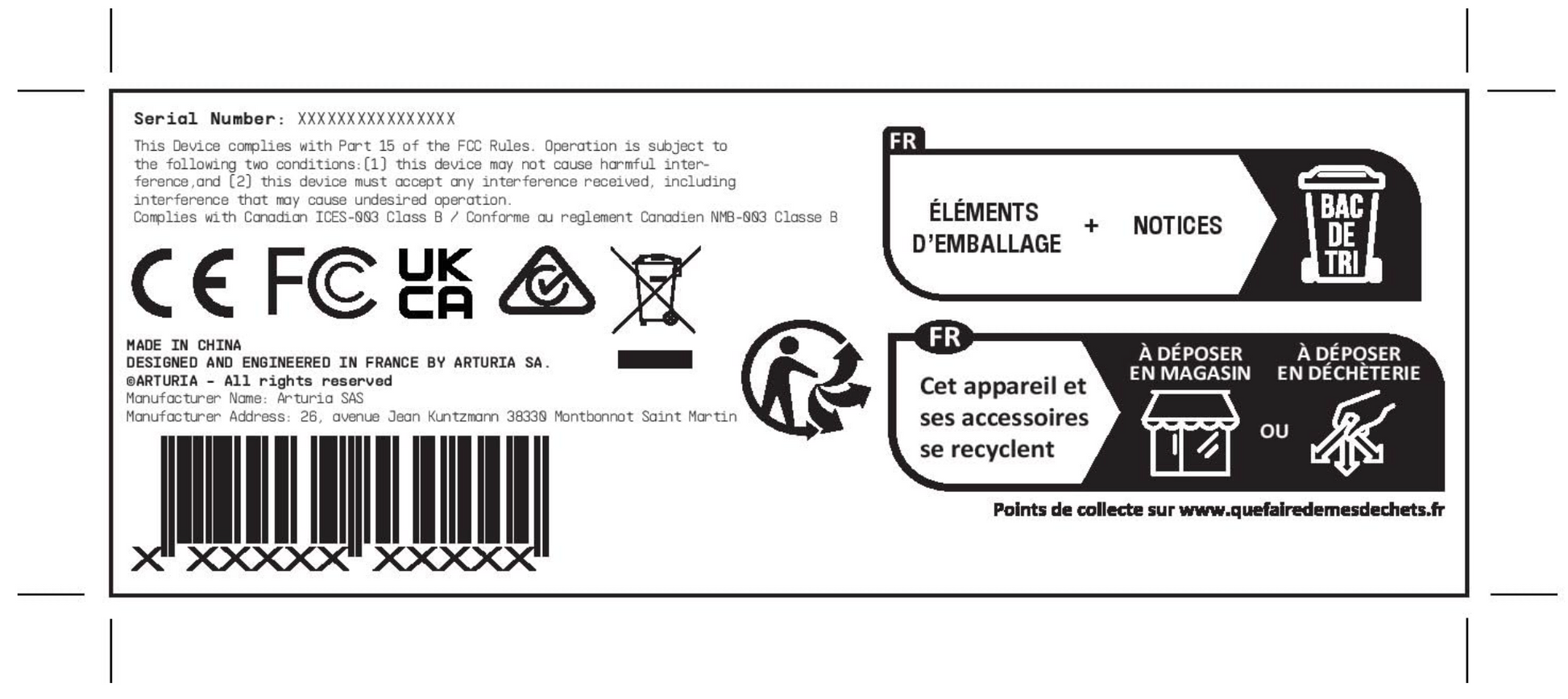 Arturia KeyLab Essential 61 MK3 MIDI Controller – 61 Keys, 9 Sliders, 8 Pads, USB-C, DAW Integration