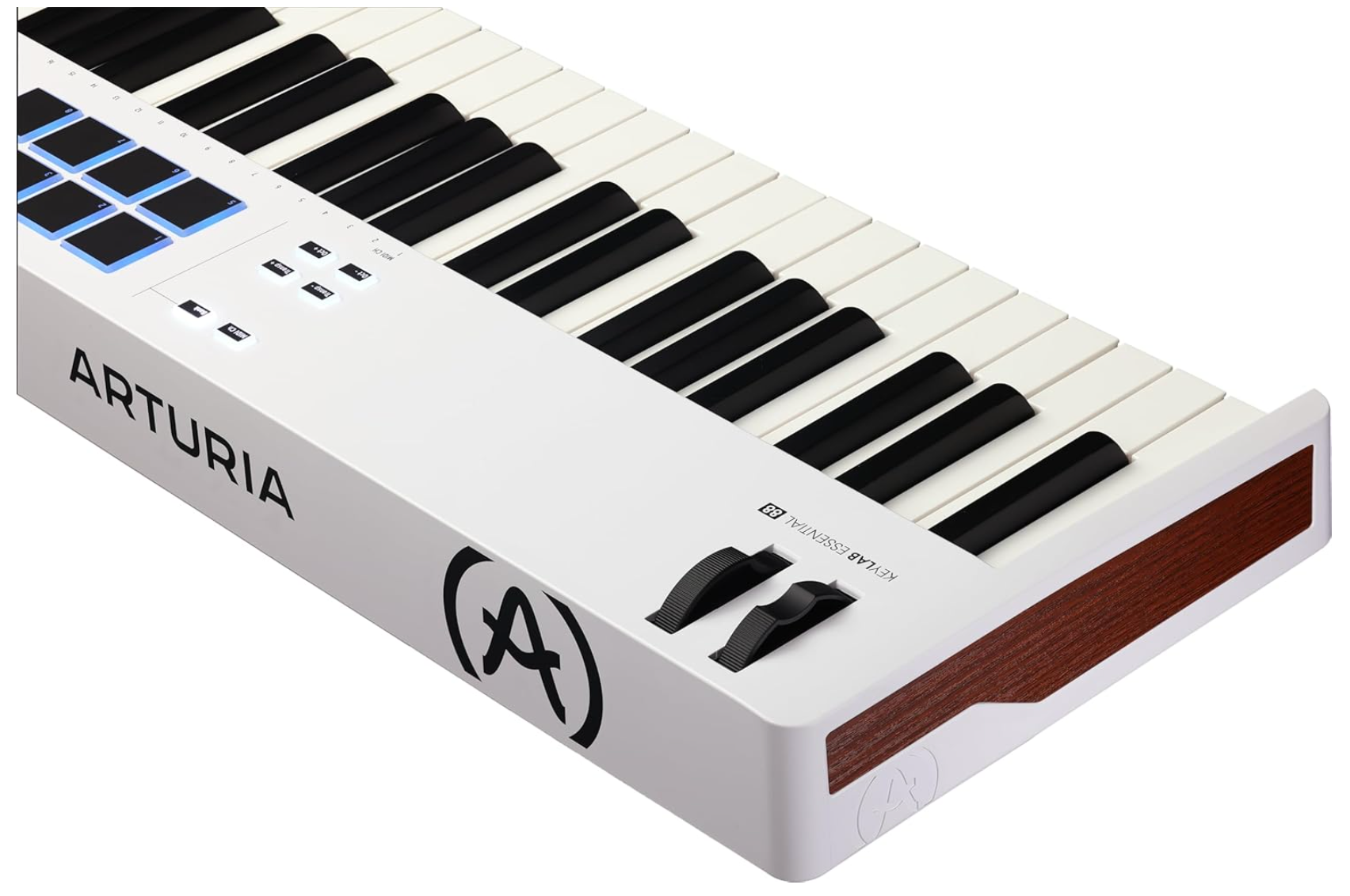 Arturia KeyLab Essential 88 MK3 MIDI Controller – 88 Keys, 9 Sliders, 8 Pads, USB-C, DAW Integration
