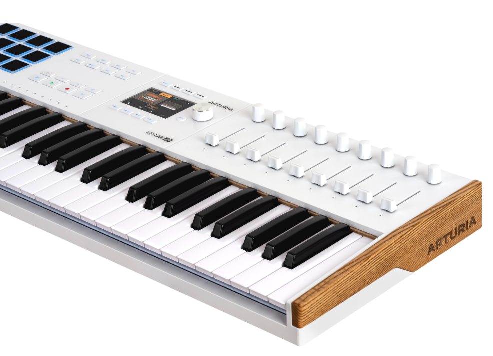 Arturia KeyLab 49 MK3 MIDI Controller – 49 Keys, 9 Sliders, 8 Pads, USB-C, DAW Integration