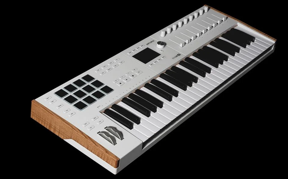 Arturia KeyLab 49 MK3 MIDI Controller – 49 Keys, 9 Sliders, 8 Pads, USB-C, DAW Integration