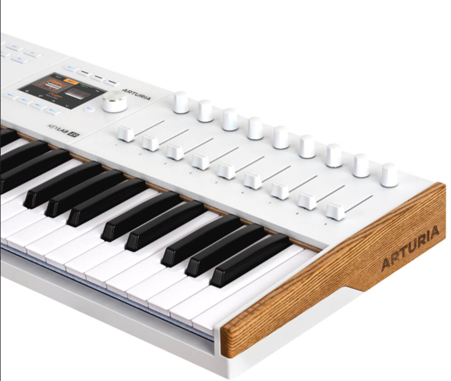 Arturia KeyLab 61 MK3 MIDI Controller – 61 Keys, 9 Sliders, 8 Pads, USB-C, DAW Integration