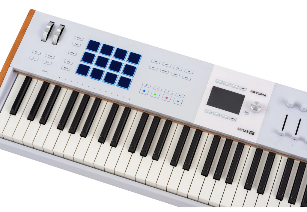 Arturia KeyLab 88 MK3 MIDI Controller – 88 Keys, 16 Pads, 9 Sliders, 9 Knobs, USB-C, DAW Integration