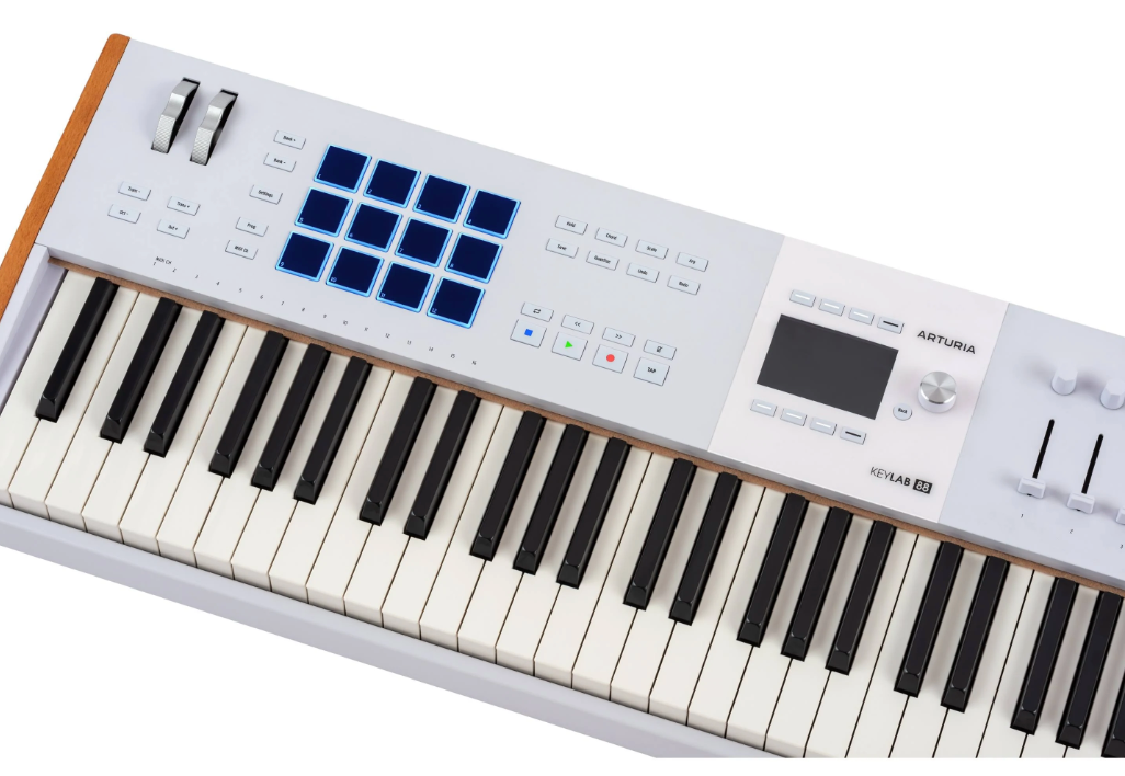 Arturia KeyLab 88 MK3 MIDI Controller – 88 Keys, 16 Pads, 9 Sliders, 9 Knobs, USB-C, DAW Integration