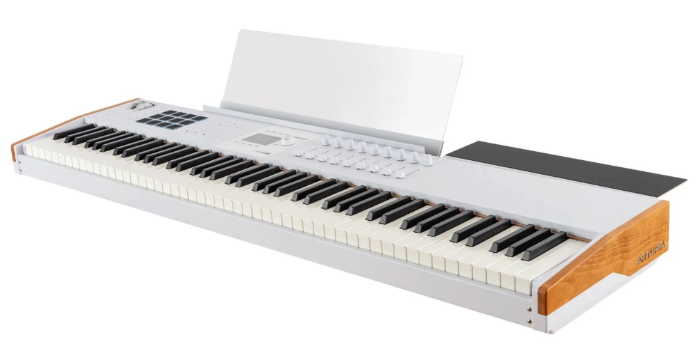 Arturia KeyLab 88 MK3 MIDI Controller – 88 Keys, 16 Pads, 9 Sliders, 9 Knobs, USB-C, DAW Integration