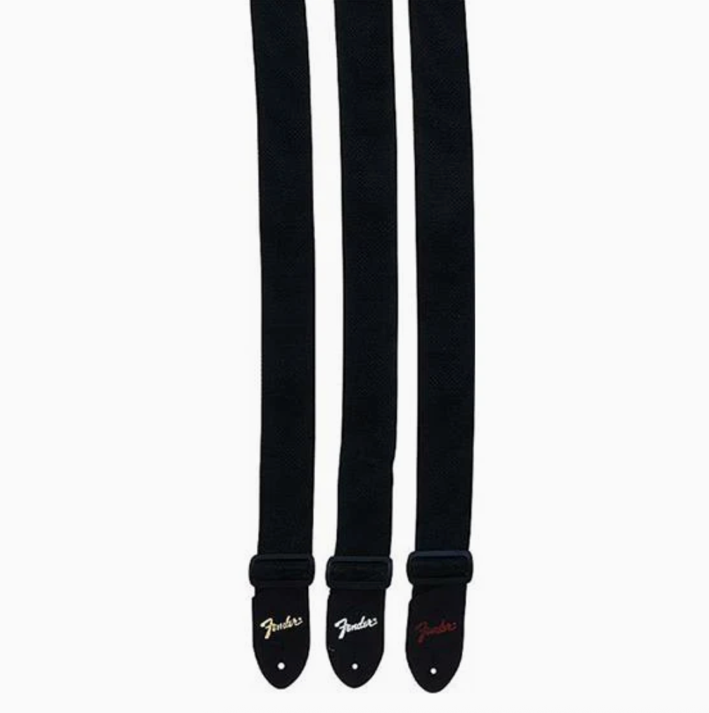 Fender 0990606049 Poly Strap Pack of 12 with Pick Pocket