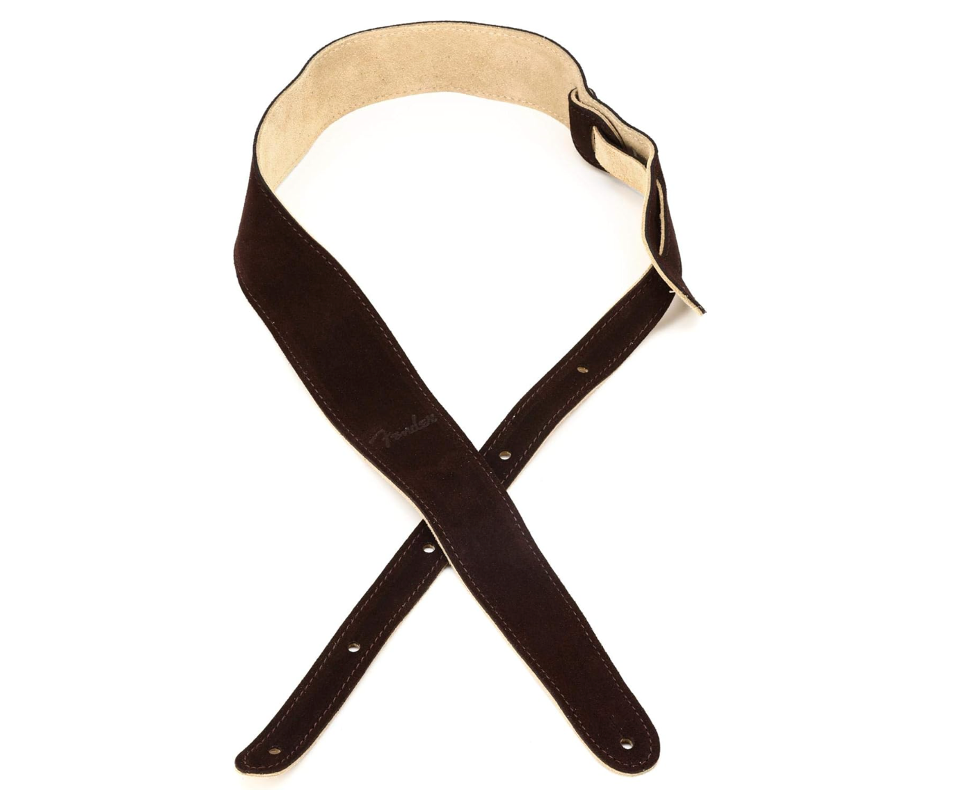 Fender 0990691021 Reversible Suede Guitar Strap - Brown/Tan