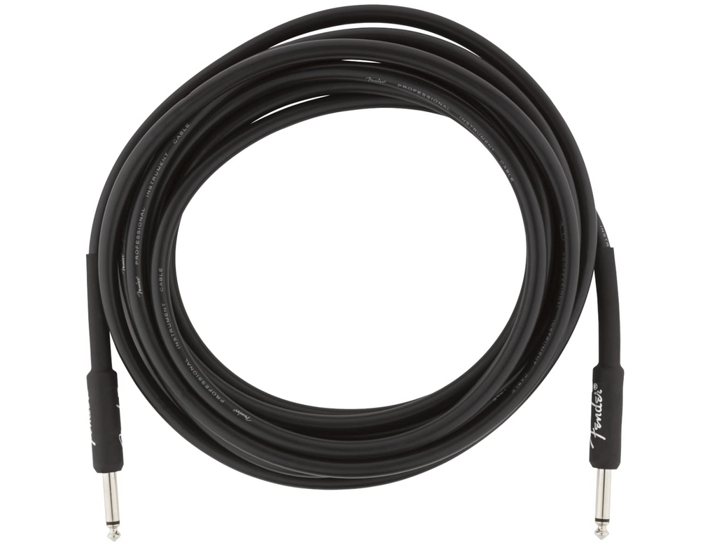 Fender 0990820021 Instrument Cable Professional Series 15Ft Black