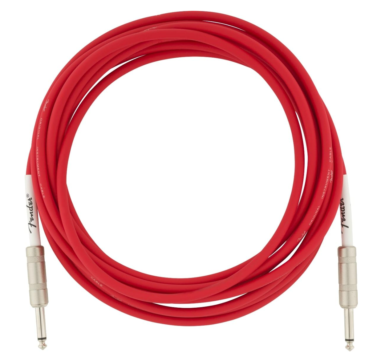 Fender 0990520010 Instrument Cable Original Series 18.6Ft Fiesta Red