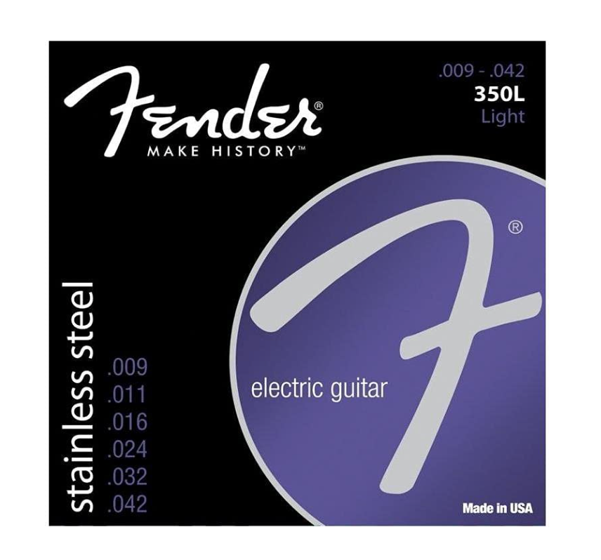 Fender 0730350403 Electric Guitar String Stainless Steel 350'S .009-.042 350L