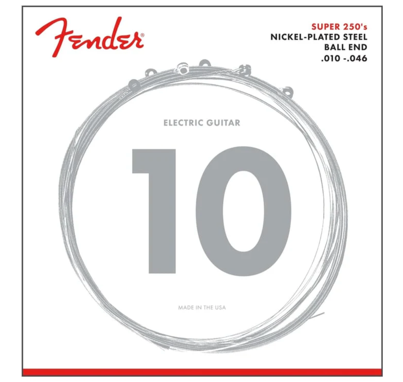 Fender 0730150310 Electric Guitar String Original Pure Nickel 150 .010-.046 150R -3 pack