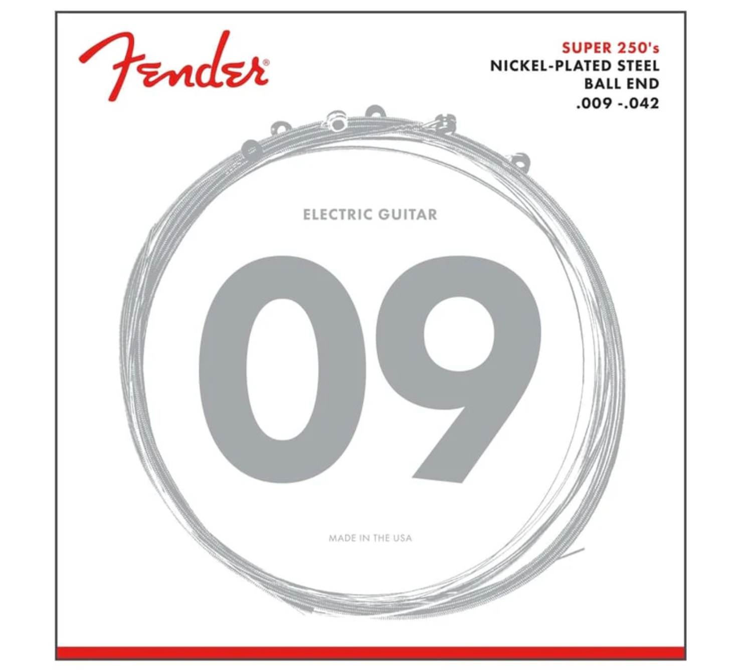 Fender 0730150309 Electric Guitar String Original Pure Nickel 150 .009-.042 150L -3 pack