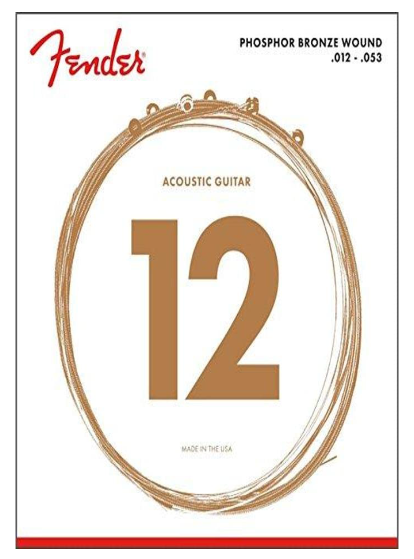 Fender 0730060403 Acoustic Guitar String Phosphor Bronze .012-.053 60L
