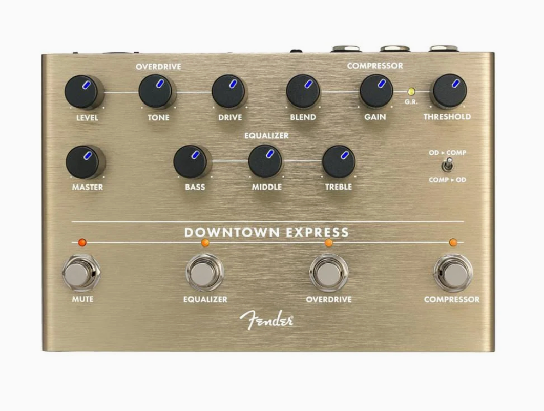 Fender 0234538000 Bass Multi-Effects Pedal Downtown Express