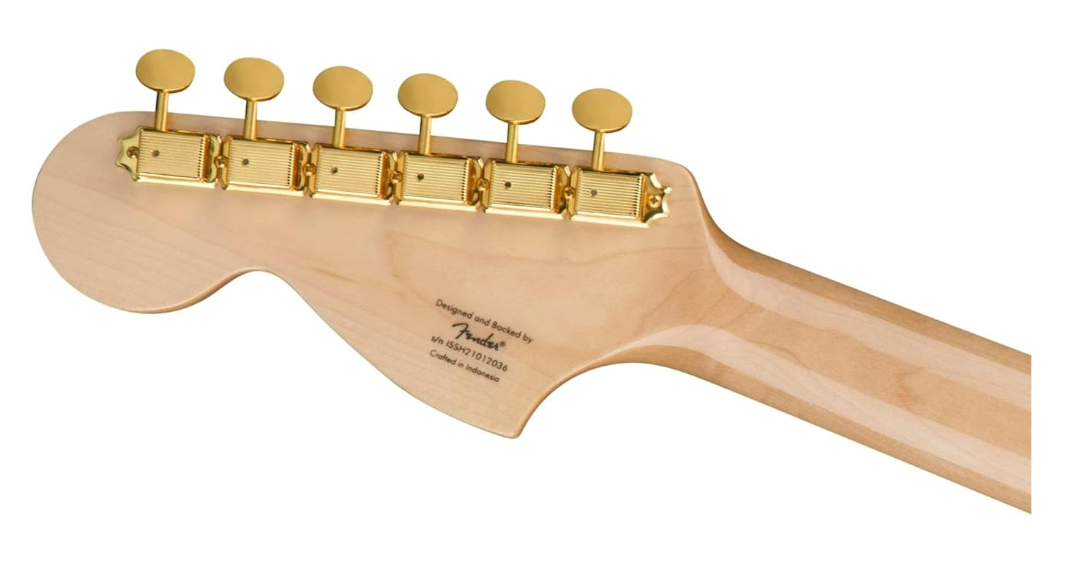 Fender 0379410547 Squier 40th Anniversary Stratocaster Gold Edition Sienna Sunburst Electric Guitar