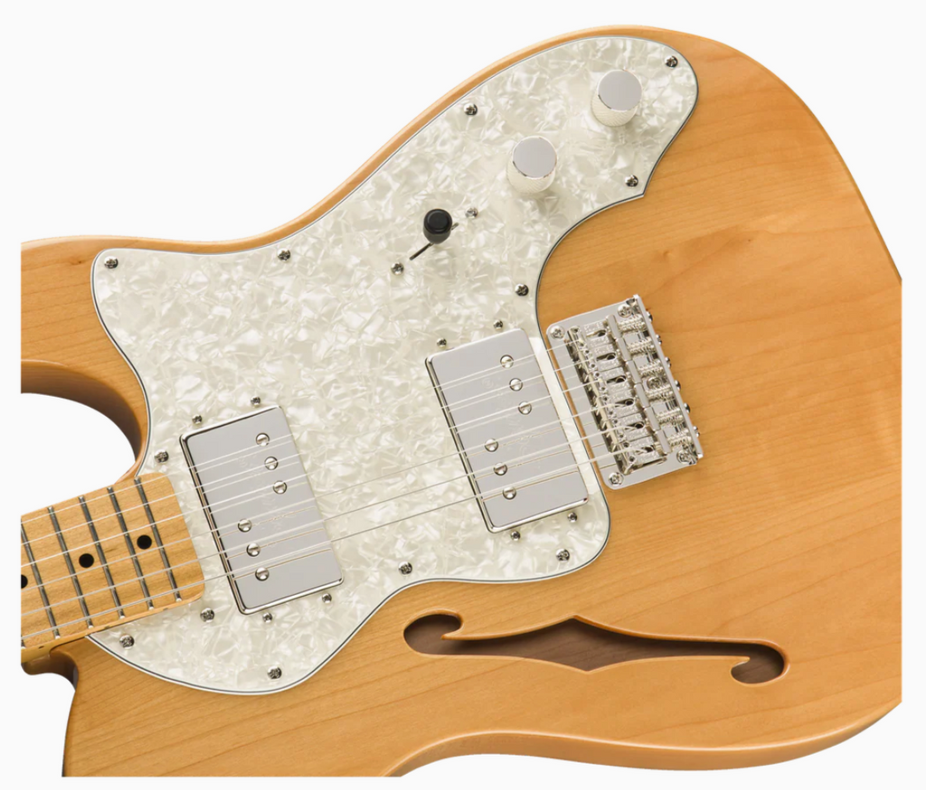 Fender 0374070521 Squier Classic Vibe 70s Tele Thinline MN Natural Electric Guitar