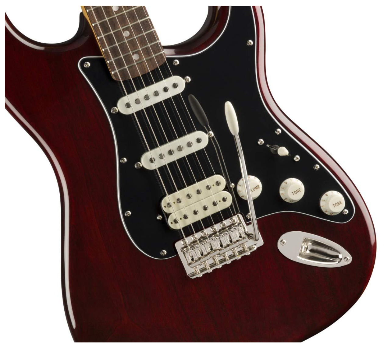 Fender 0374024592 Squier Classic Vibe 70s Strat HSS Walnut Electric Guitar