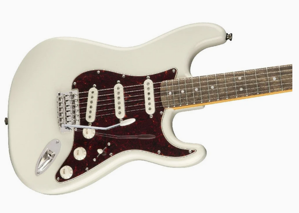 Fender 0374020501 Squier Classic Vibe 70s Strat Olympic White Electric Guitar