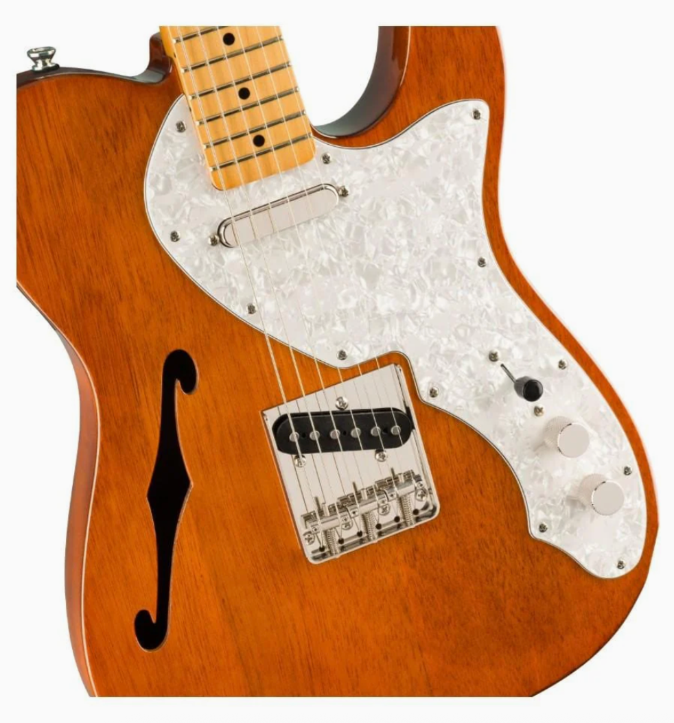 Fender 0374067521 Squier Classic Vibe 60s Tele Thinline Natural Electric Guitar
