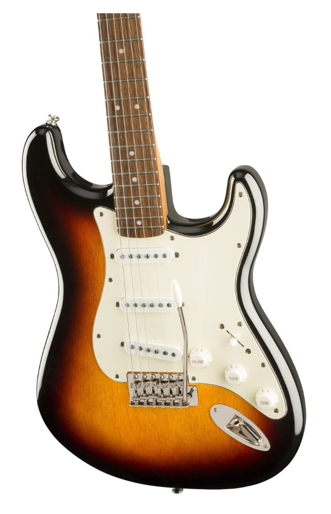 Fender 0374010500 Squier Classic Vibe 60s Strat 3-Color Sunburst Electric Guitar