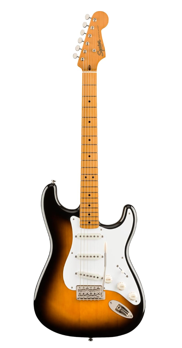 Fender 0374005500 Squier Classic Vibe 50s Strat 2-Color Sunburst Electric Guitar