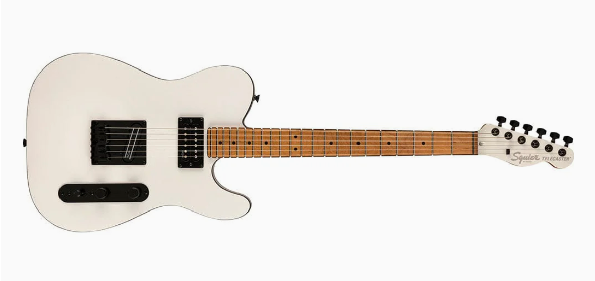 Fender 0371225523 Squier Contemporary Tele Pearl White Electric Guitar