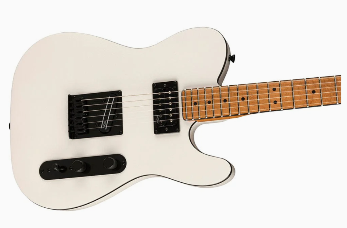 Fender 0371225523 Squier Contemporary Tele Pearl White Electric Guitar