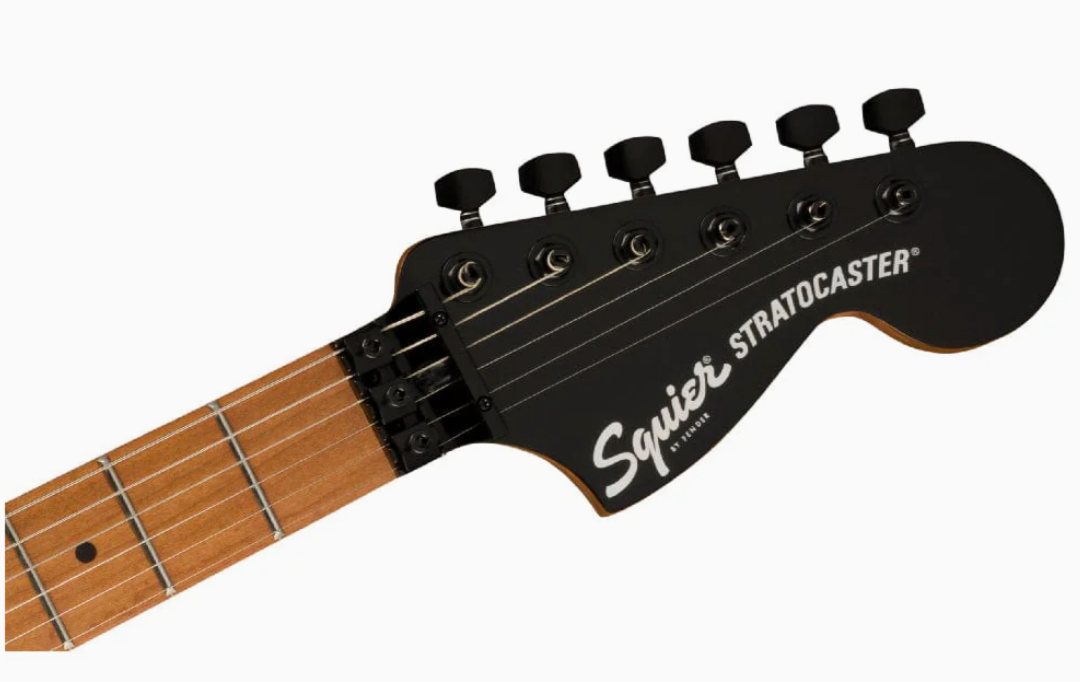 Fender 0370240568 Squier Contemporary Strat FR HH Maple Gunmetal Metallic Electric Guitar