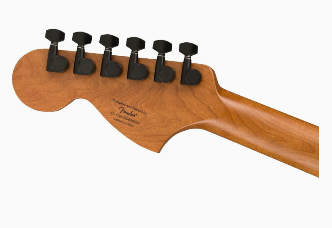 Fender 0370240568 Squier Contemporary Strat FR HH Maple Gunmetal Metallic Electric Guitar
