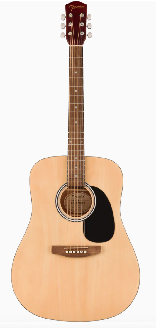 Fender 0971113221 Dreadnought Cutaway Electronics FA-125CE Natural Acoustic Guitar