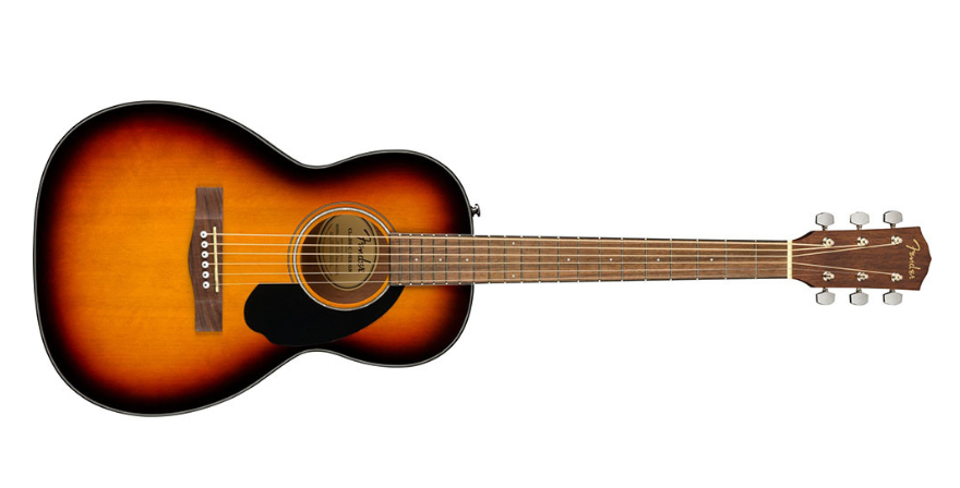 Fender 0970120032 Parlor Solid CP60S Sunburst Acoustic Guitar