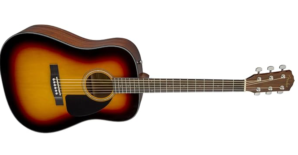 Fender 0970110532 Dreadnought CD60 V3 Sunburst Acoustic Guitar