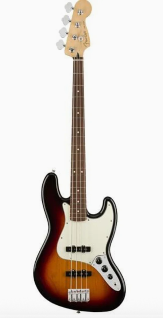 Fender 0149903500 Player Jazz Bass Pau Ferro 3-Color Sunburst Bass Guitar