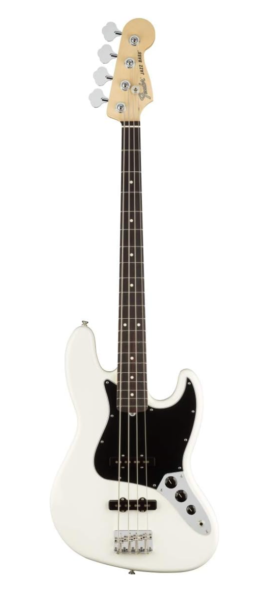 Fender 0198610380 AM Performer Jazz Bass Arctic White Bass Guitar