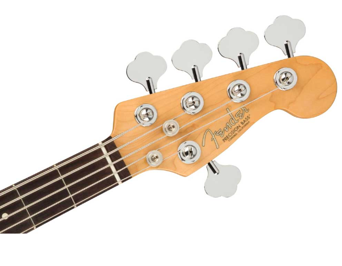 Fender 0193960705 AM Pro II Precision Bass V Rosewood Olympic White Bass Guitar