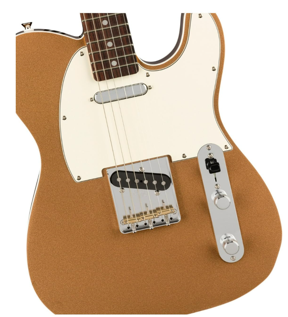 Fender 0251900353 JV Modified 60S Custom Tele Rosewood Firemist Gold Electric Guitar