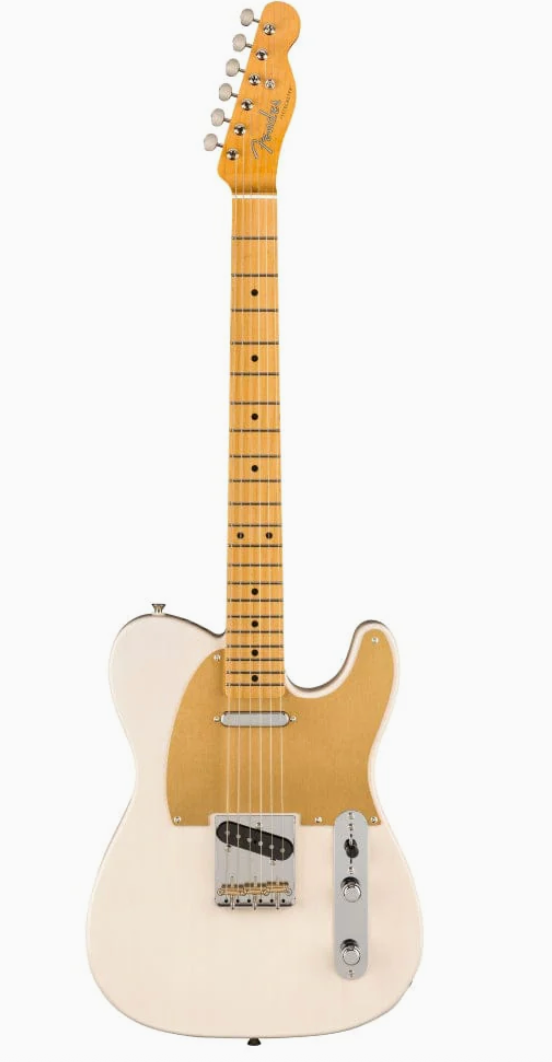 Fender 0251962301 JV Modified 50s Telecaster Maple White Blonde Electric Guitar