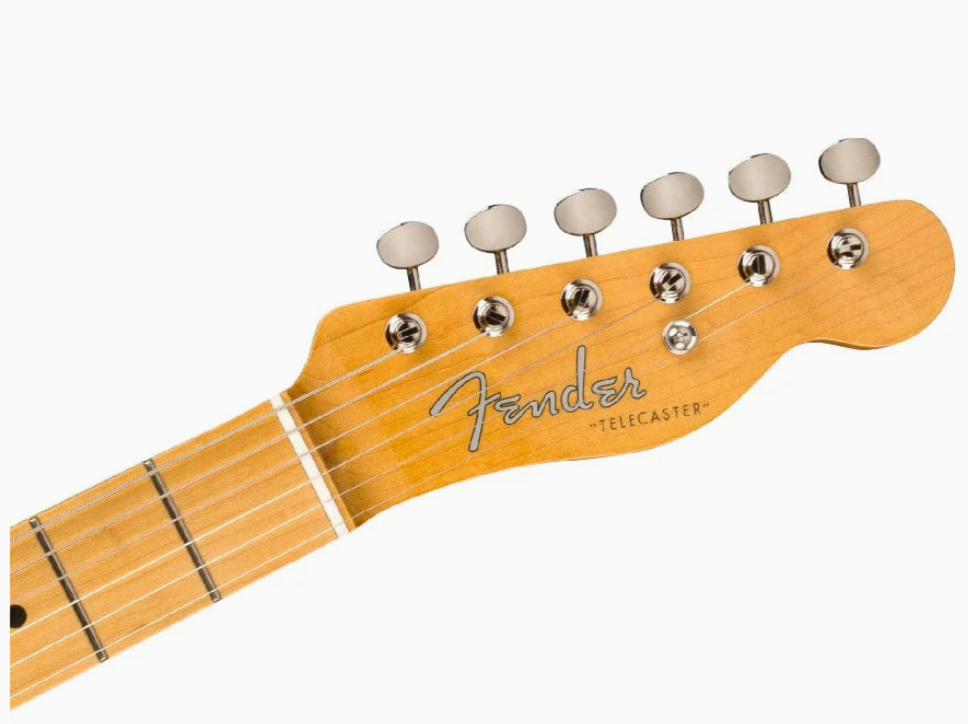 Fender 0251962301 JV Modified 50s Telecaster Maple White Blonde Electric Guitar