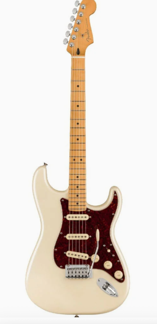 Fender 0147312323 Player Plus Strat Maple Olympic Pearl Electric Guitar