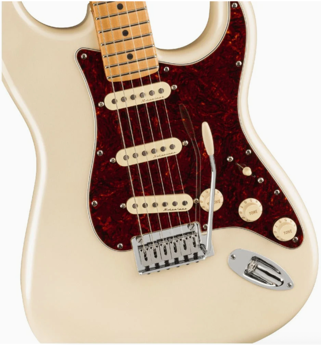 Fender 0147312323 Player Plus Strat Maple Olympic Pearl Electric Guitar