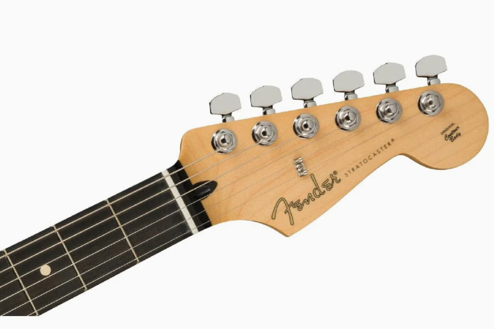 Fender 0144612533 Player Strat LTD Ebony Neon Green Electric Guitar