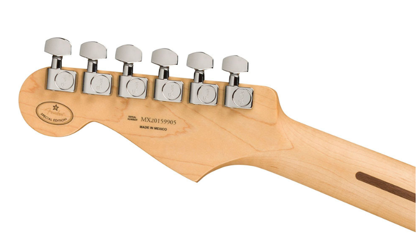 Fender 0144502579 DE Player Strat Maple Pacific Peach Electric Guitar