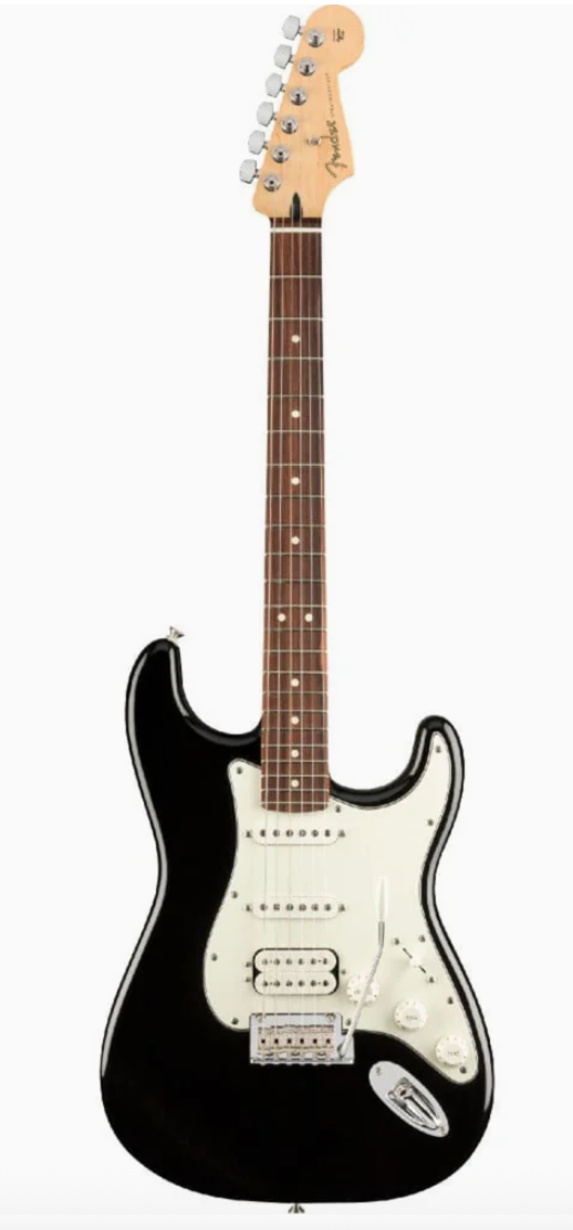 Fender 0144523506 Player Strat HSS Pau Ferro Black Electric Guitar